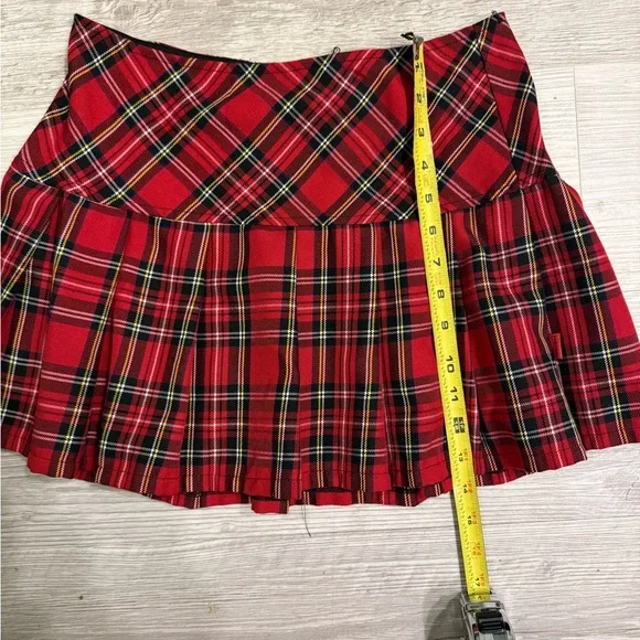 TRIPP NYC Red Plaid Mini Skirt - Picture 5 of 5